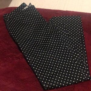 Ralph Lauren Black and White Ankle Pant